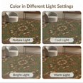 thumbnail image 7 of ODIKA 6'x9' Washable Area Rug Vintage Sage Distressed Vine Border Decorative Traditional Chartreuse for Family Room, Living Room, Master Bedroom, Non-Slip, Easy Care, 7 of 7