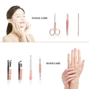 Manicure Set, Professional Nail Clippers Kit, Pedicure Care Tools, Professional Women Grooming Kit -Stainless Steel,10 piece set