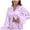 Purple#9527, variant on BOOMNY Women's Pajama Set 2 Peice Pajamas for Women Set Solid Color Long Sleeve Feather Trim Pjs Tops Pants Sleepwear Outfit Cozy Soft Homewear Loungewear