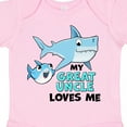 thumbnail image 4 of Inktastic My Great Uncle Loves Me with Cute Sharks Boys or Girls Baby Bodysuit, 4 of 5