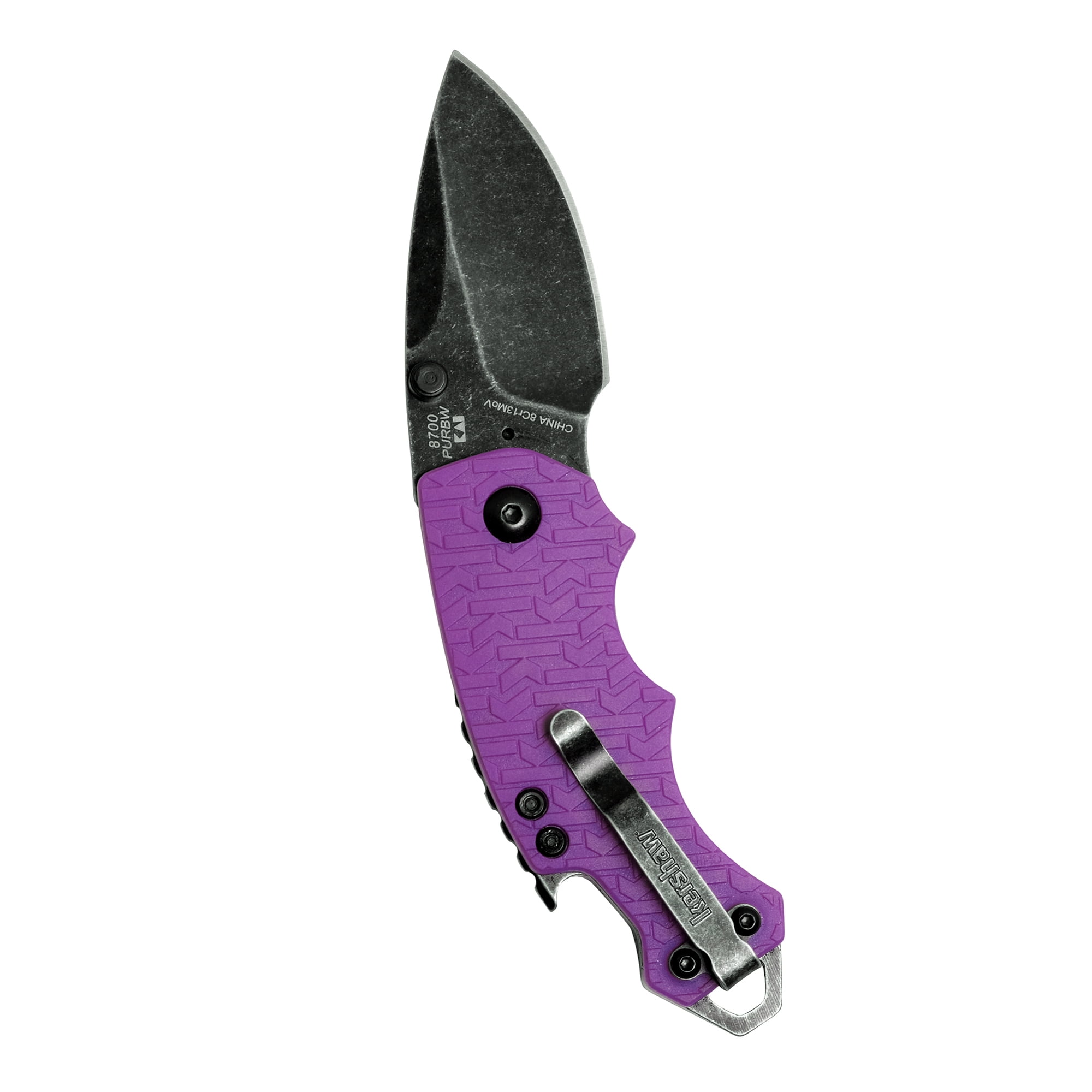 Kershaw Purple Shuffle Pocket Knife, 2.4” Stainless Steel Blade