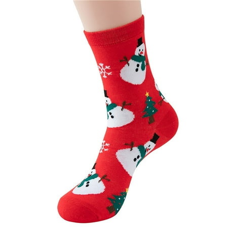 

YUNAFFT Socks for Women and Men Clearance Women s Christmas Socks Cartoon Christmas Socks Medium Cotton Socks