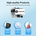 thumbnail image 4 of LC401 LC401XL MFC-J1010DW Ink Cartridges for Brother Printer 401XL LC 401 High Yields for MFC-J1010DW MFC-J1170DW MFC-J1012DW MFC-J1800DW MFC J1010DW (2 Pack Black), 4 of 7