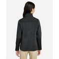 thumbnail image 3 of CORE365 CE890W Women's Journey Summit Hybrid Full-Zip-Heather Charcoal/ Black-XS, 3 of 6