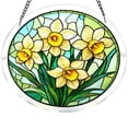 thumbnail image 3 of CaiYueKe Acrylic Puzzle Pendant Sunshade Window Hanging Plate Decorative Home Decor Stained Glass Style Window Art for Privacy Sun Protection Indoor Outdoor Window Decor Modern Hanging Ornament, 3 of 9