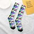 thumbnail image 6 of Saiise Mario Cc Funny Socks Men Women Boys Kids Adults Novelty Graphic Crew Tube Socks Crazy Design Casual Dress Socks for Sports,Running,Travel, 6 of 7