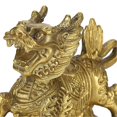 thumbnail image 1 of Qilin Ornament Brass Home Desktop Statue Collection Lucky Animals Crafts Decoration, 1 of 3