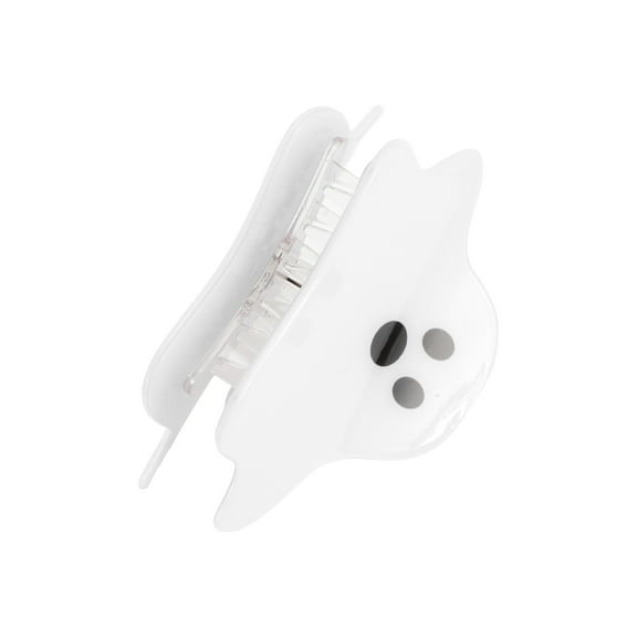 Unique Bargains 1 Pc  Fat Style Hair Clips Hairdo Clip for Women 3.35" Length White