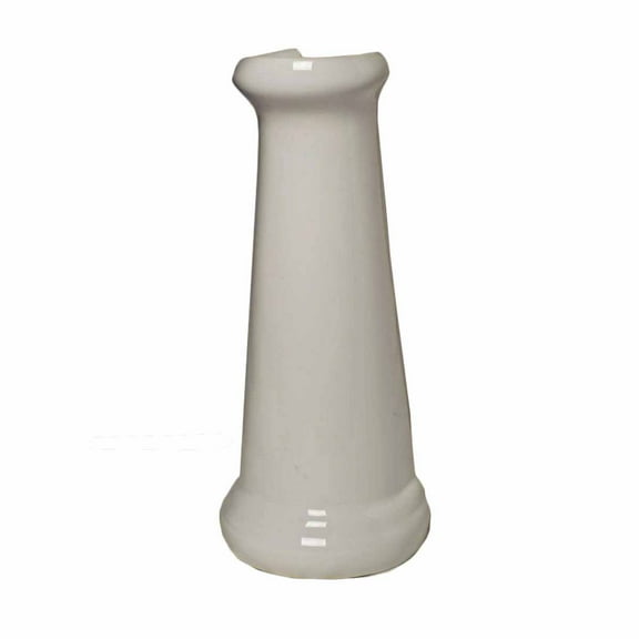 Renovators Supply Vitreous China White Darbyshire Pedestal Only
