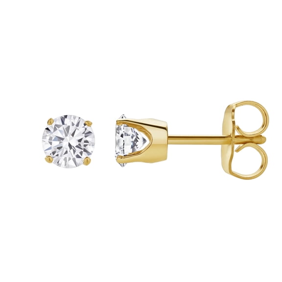 LuvMyJewelry Seraph 14K Gold Lab Grown Diamond Stud Earrings - 0.40 CT