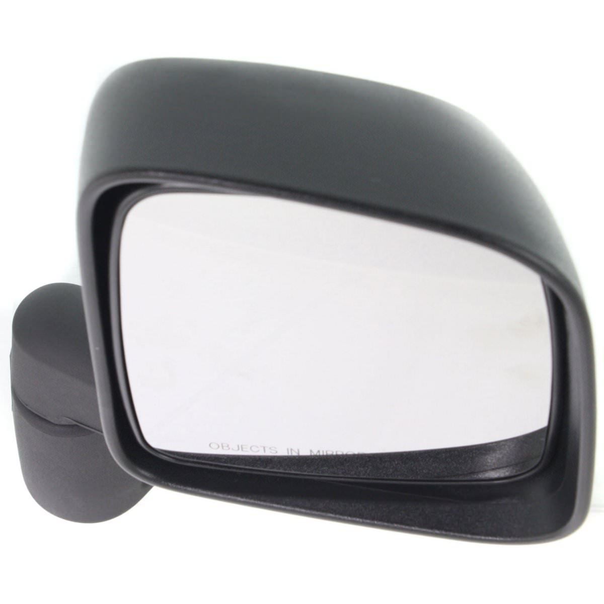 NEW RIGHT MANUAL MIRROR TEXTURED BLACK FOR 2003-2006 JEEP WRANGLER CH1321234