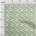 thumbnail image 2 of oneOone Cotton Silk Light Green Fabric Leaves Dress Material Fabric Print Fabric By The Yard 42 Inch Wide, 2 of 5