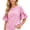 Red, variant on Blouses for Women Casual,Plaid Shirts for Women Gingham Top Checkered 3/4 Ruffle Sleeve T-shirt Round Neck Spring Tops