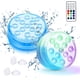 thumbnail image 1 of Luces LED sumergibles, 2 piezas, 13 LED multicolor, luces de piscina con control remoto, iluminación subacuática impermeable IP68, luces de bañera para acuario, spa, estanque, fiesta, jardín, 1 of 5