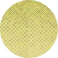 thumbnail image 1 of Ahgly Company Machine Washable Indoor Square Transitional Sun Yellow Area Rugs, 3' Square, 1 of 7