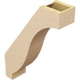 thumbnail image 5 of Ekena Millwork 5"W x 18"D x 24"H Baker Rough Cedar Woodgrain TimberThane Knee Brace, Primed, 5 of 6