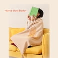 thumbnail image 2 of Favorite Portable Heated Shawl, Winter Warm USB Powered Heating Scarf Electric Blanket, 2026 New Portable Heated Blanket Wrap Shawl, for Women Men, Home Outdoor Office Use, 2 of 8