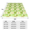 thumbnail image 3 of Fuzoiu Avocado And Toast Print Ultra-Soft Micro Fleece Blanket,All Seasons Flannel Throw, Lightweight Blanket for Bed, Sofa, Couch, Movie Night, Camping, and Travel-50"x40", 3 of 7