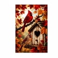 thumbnail image 2 of Fall Floral Garden Flag, Autumn Harvest Flower Yard Flag, Thanksgiving Seasonal Decor, Single‑Sided Printed Flag for Outdoor Porch Patio Lawn Yard Home Decoration, 2 of 6