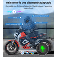 thumbnail image 4 of Intercomunicadores Casco Audífonos Bluetooth 5.4 Para Moto Modelo Negro, 4 of 4