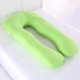 thumbnail image 1 of Funda De Almohada Para Mujeres Embarazadas Funda De Cojín De Maternidad En Forma De U (Verde), 1 of 4