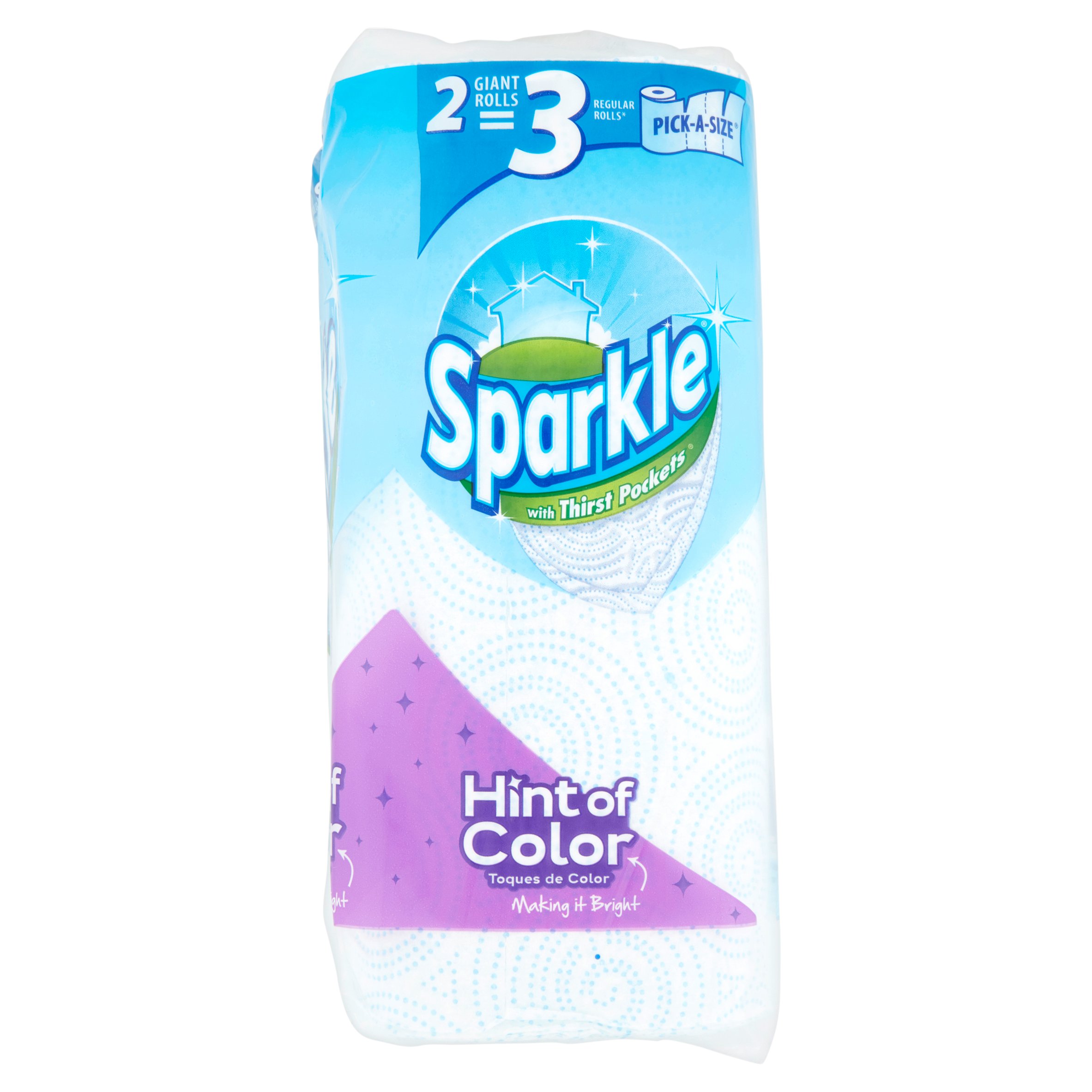 Sparkle Paper Towels with Thirst Pockets Rolls, 2 count - image 5 of 5