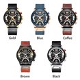 thumbnail image 3 of 8329 Reloj de cuarzo para hombres de negocios Reloj de pulsera deportivo simple Tres subesferas CURREN Mirar, 3 of 7