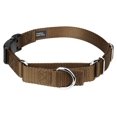 thumbnail image 1 of Country Brook Collier Martingale Réglable en Nylon Robuste avec Boucle de Luxe pour Petites Moyennes Grandes Races - 30+ Options de Couleurs Vibrantes (3/4 Pouce Petit Coyote Beige), 1 of 5