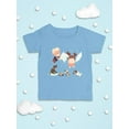 thumbnail image 3 of Kids Playing With Pillows T-Shirt Infant -Image by Shutterstock,  6 Months, 3 of 4