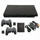 thumbnail image 1 of Sony - Playstation 2 PS2 Console Slim Game System with 2 RetroFam Wireless Controllers and 8MB Card (Refurbished), 1 of 5