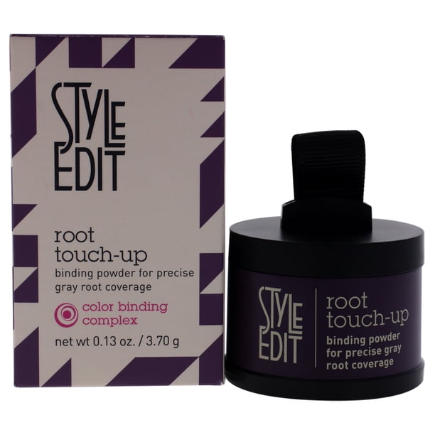 Polvo de retoque de raíces Style Edit Color de pelo Negro 0.13 oz
