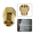 Female Thread Features Wodtesl M22 14mm Female Thread to G1/2 Male Metric Brass Adapter ...