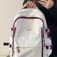 thumbnail image 4 of Schoolbag Female Junior High School Student High Capacity Korean Fashion Versatile College Style High School Student Backpack, 4 of 6