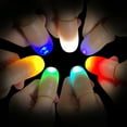 thumbnail image 2 of Flmtop 2Pcs LED Light up Finger Thumb Tips Kuso Prank Magic Party Trick Props Kids Toy, 2 of 10