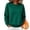 Green, variant on Goodw7 Winter Warm Sweatshirt Women, Crewneck Fleece Lined Pullover with Soft Interior, Cozy Top for Layering, Casual Fall Outfit for Travel