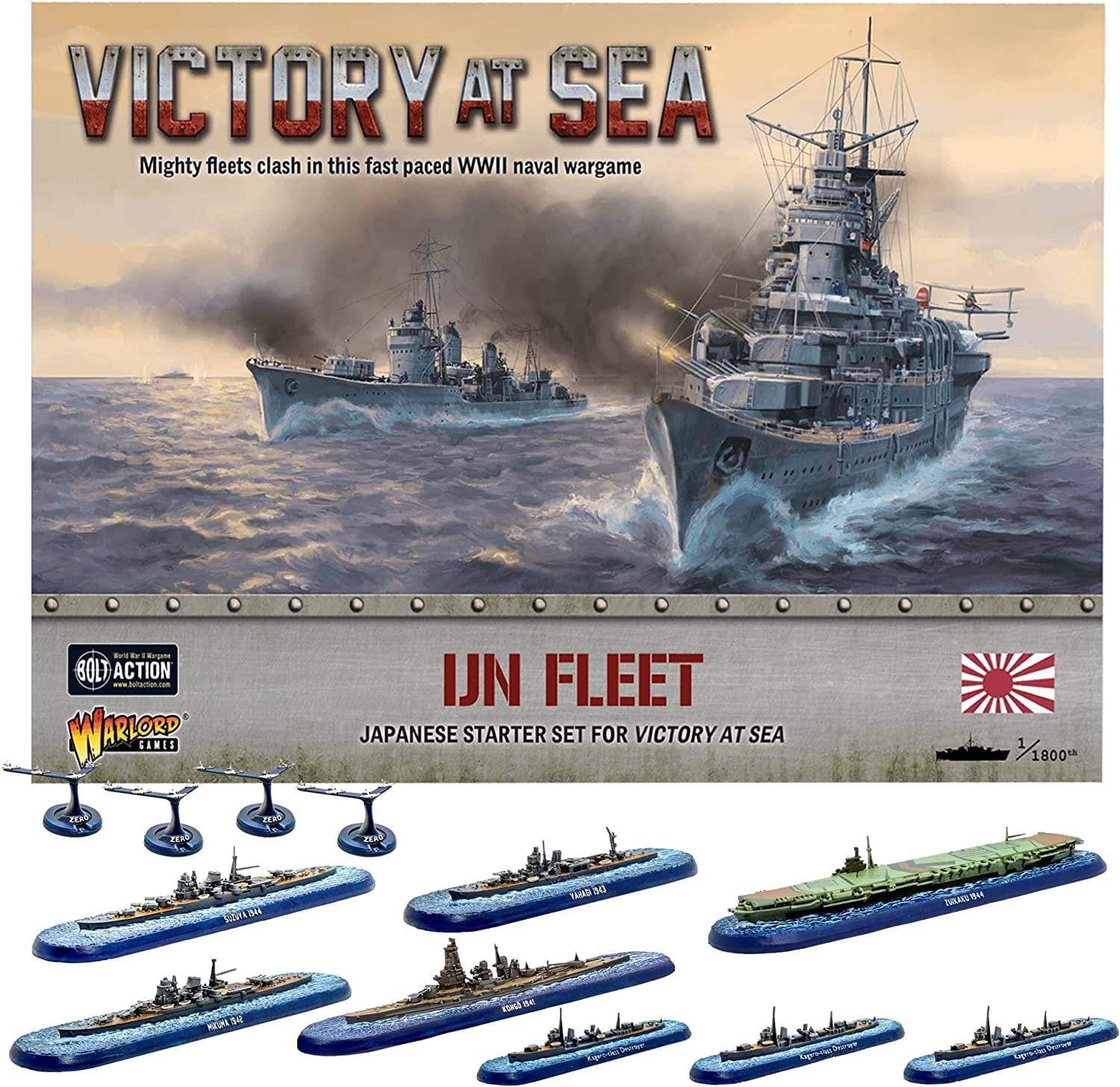 Wargames Delivered Victory at Sea – US Navy Fleet Starter Set WW2