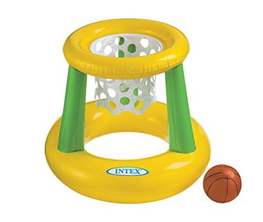 Intex Floating Hoops 3, Incl Inflatable Pool Hoop and Basketball