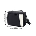 thumbnail image 3 of Lunch Tote | Reusable Insulated Lunch Bag Leak Proof Lining for Adult Work Office Picnic - Light Gray Color Block, 3 of 6