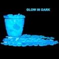 thumbnail image 3 of 50Pcs Glow In The Dark Pebbles Luminous Stones Garden Walkaway Aquarium Fish Tank, 3 of 15