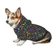 thumbnail image 6 of Uemuo Musical Notes for Winter Dog Hoodie Sweatshirts with Pockets Warm Dog Clothes for Small Dogs Chihuahua-X-Small, 6 of 8
