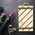 thumbnail image 1 of Dioche Red Wine Box Wooden Slanted Bar Wine Gift Box Holder With Handle Rope For 2 B MP, 1 of 8