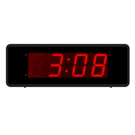 Kwanwa Cordless LED Digital Alarm Clock With Large 1.4 ...