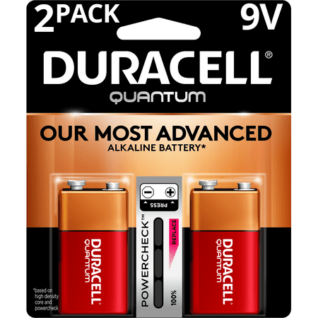 UPC 041333665214 product image for Duracell Quantum Alkaline 9V Batteries with PowerCheck, 2 Pack | upcitemdb.com