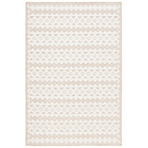 SAFAVIEH Cabana Ethan Geometric Indoor/Outdoor Area Rug, Natural/Ivory, 8' x 10'