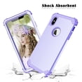 thumbnail image 5 of TECH CIRCLE For iPhone XS Max Case, Dual Layer Slim Heavy Duty Hybrid Rugged Shockproof Anti-Scratch Protective Back Phone Cover for Apple iPhone XS Max 6.5" 2018,Lightpurple, 5 of 8