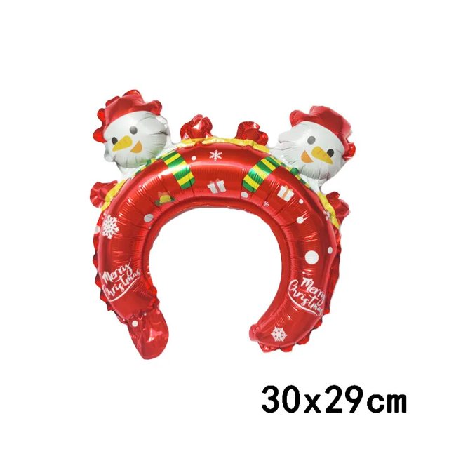 Globo de papel de aluminio grande para decoración de fiesta, tema de Feliz Navidad, Papá Noel, muñeco de nieve, pingüino, dulces, Año Nuevo