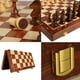 thumbnail image 4 of Juego De Tablero De Ajedrez De Madera, Juego De Ajedrez Plegable Para Viajar Para Profesionales, 4 of 8