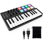 Worlde Panda MINI Portable 25 Keys USB Keyboard MIDI Controller Synthesizer Beat Machine with Pro Software Suite