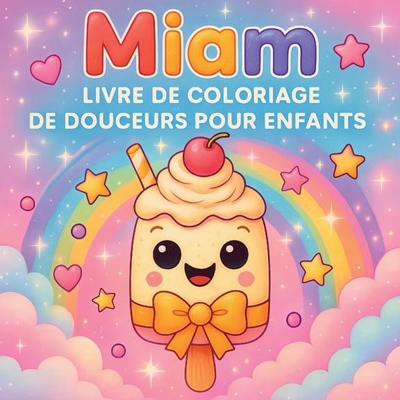 Miam - Livre de coloriage de douceurs pour enfants, (Paperback)