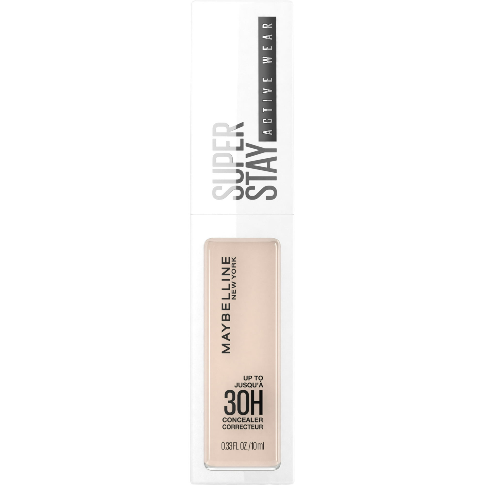Maybelline Super Stay Longwear Liquid Concealer, up to 30HR Wear, 10, 0.33 fl oz